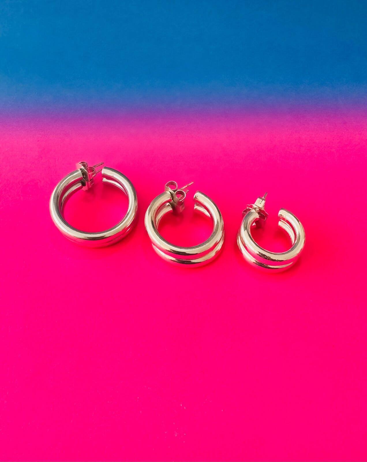 Aretes Bartin Plateados