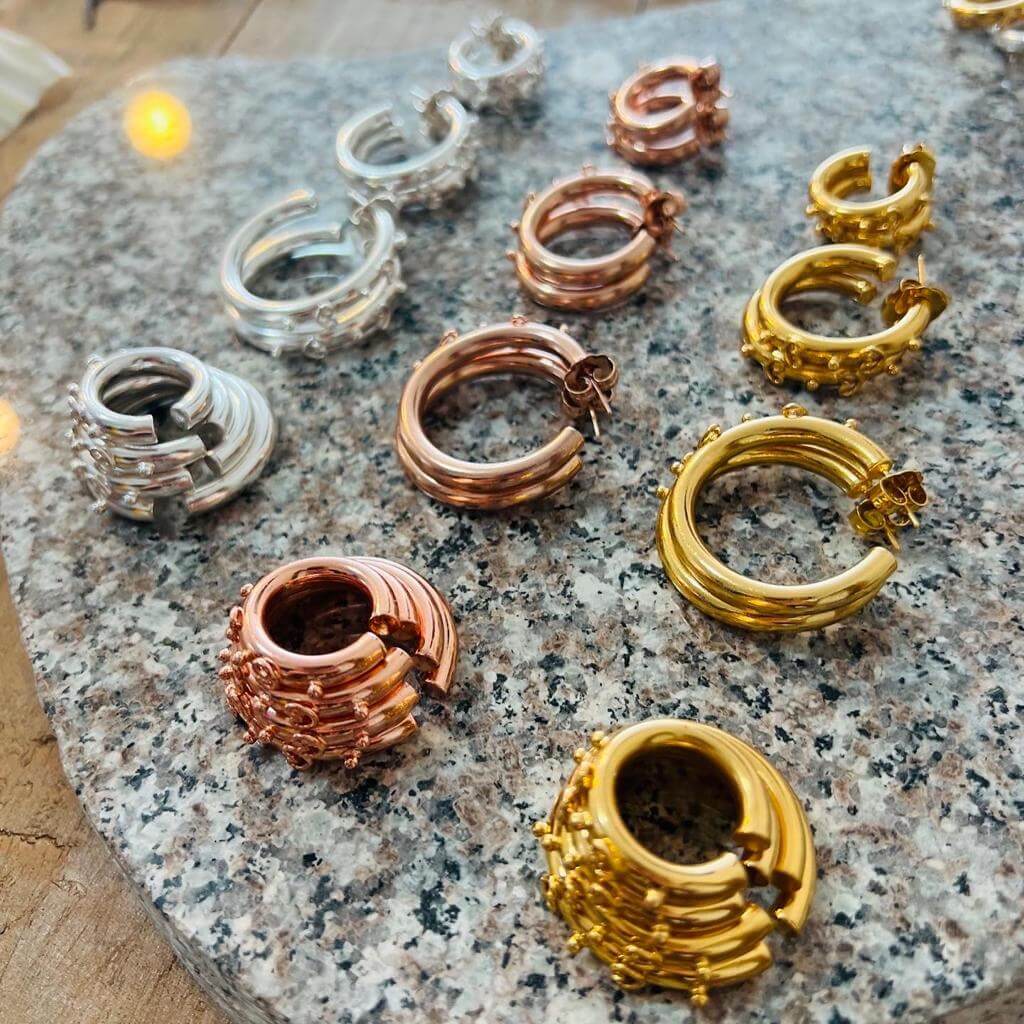 Ear cuff Aksaray plateada
