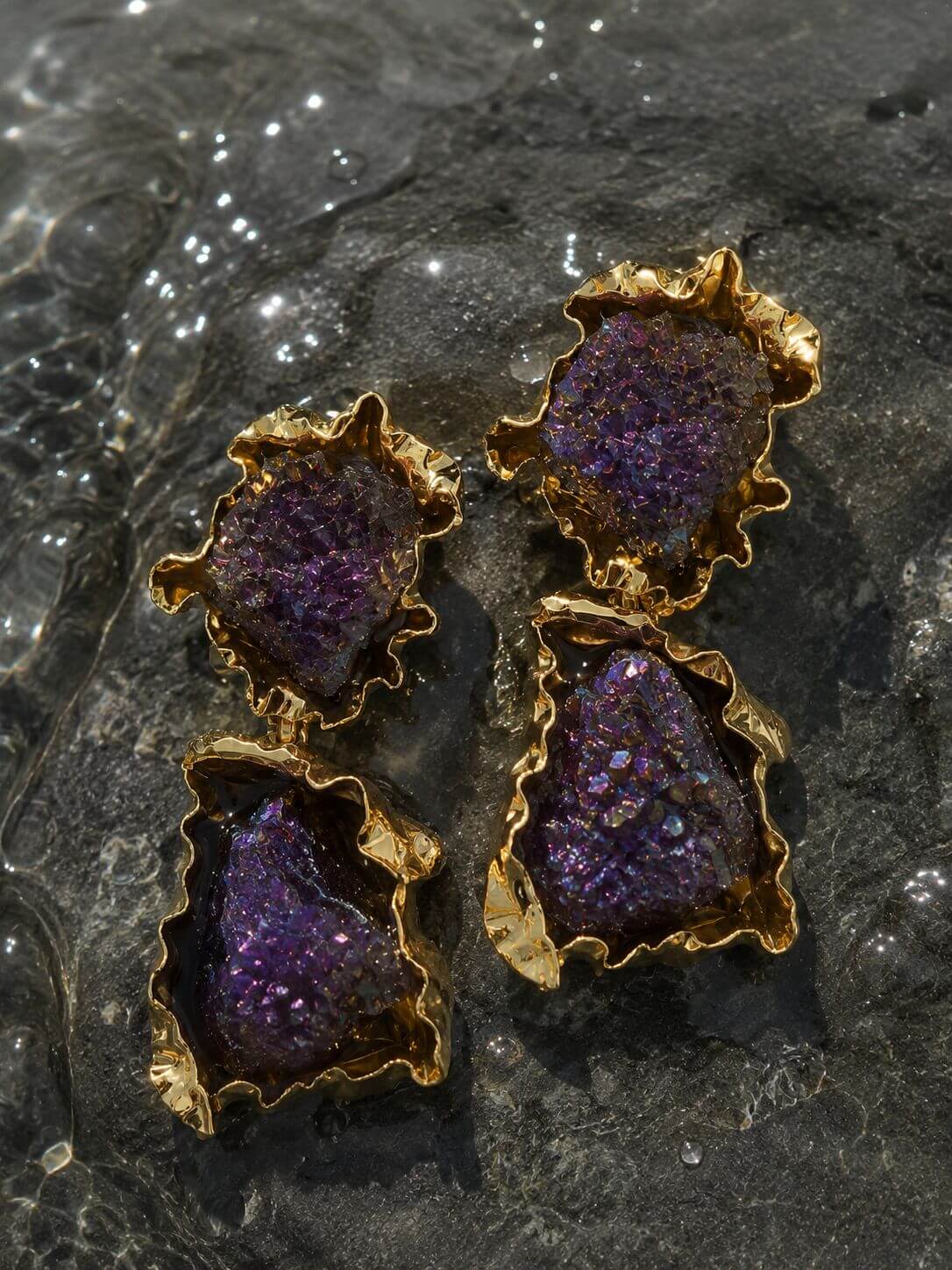 Aretes Velvet Stone