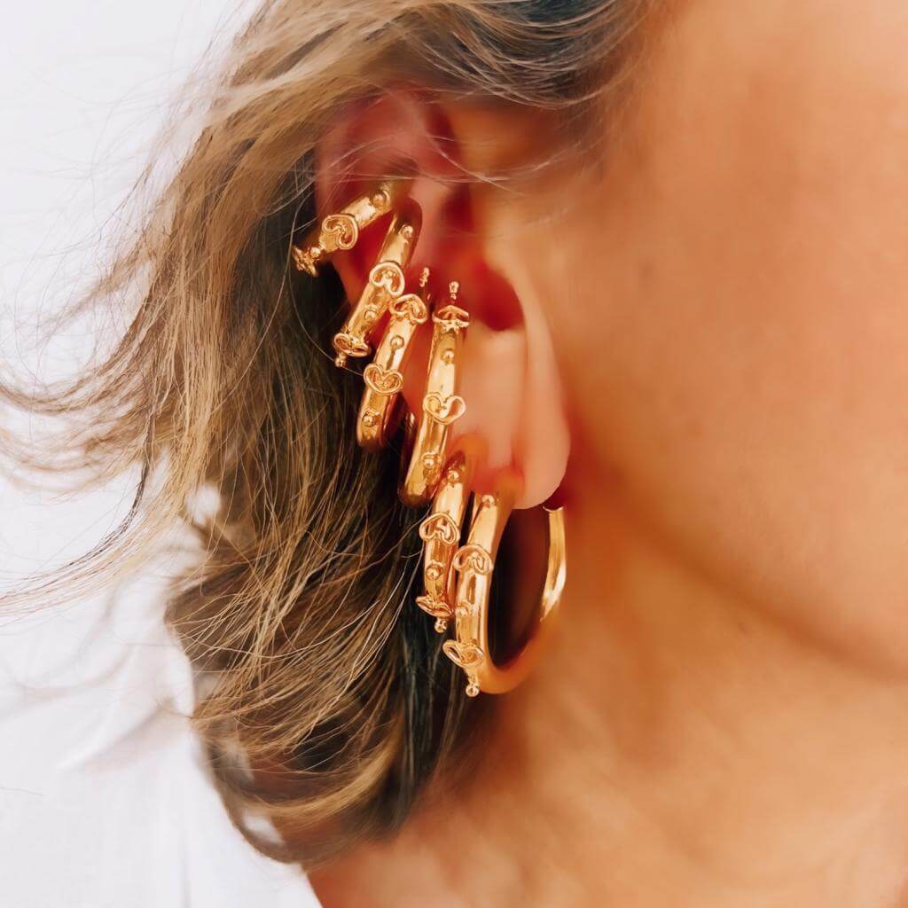 Ear cuff Aksaray Dorada
