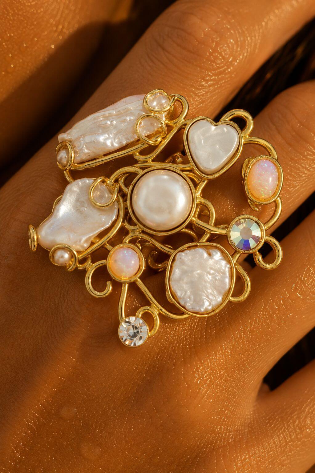 Anillo Liquid Pearl