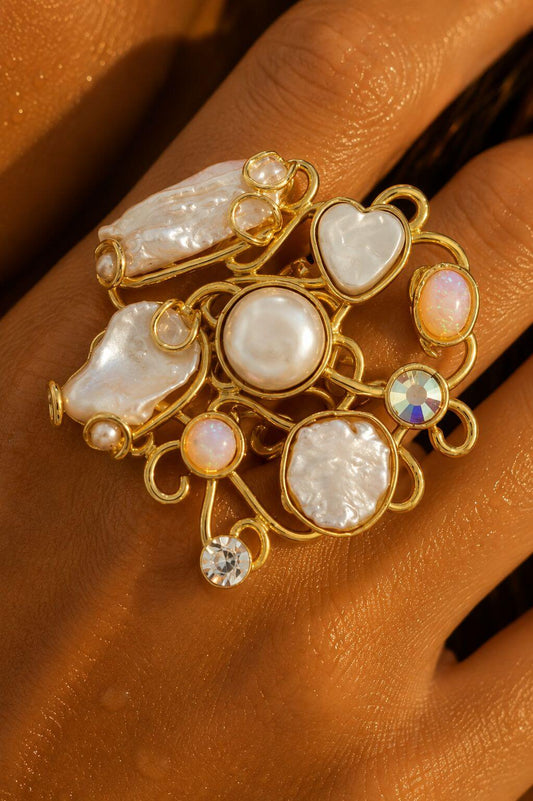 Anillo Liquid Pearl