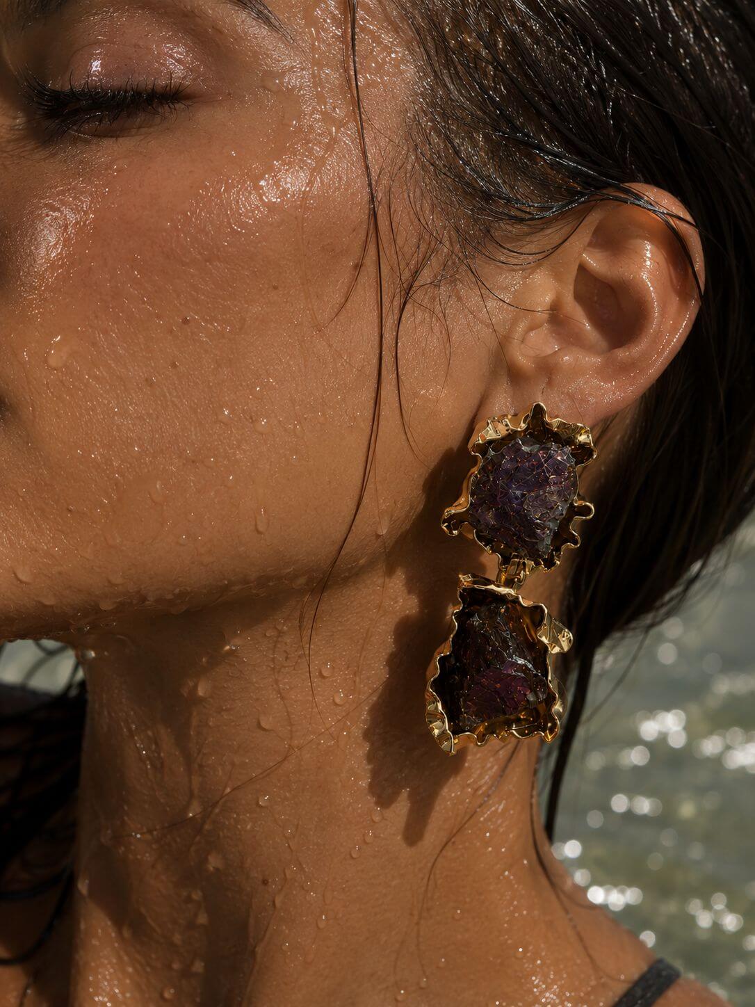 Aretes Velvet Stone