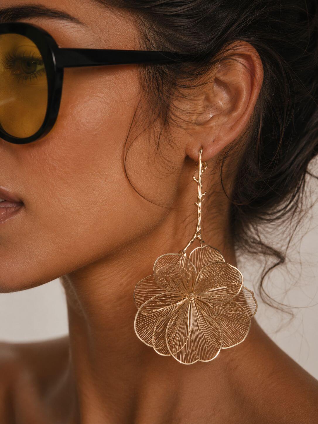 Aretes Flora Éclat
