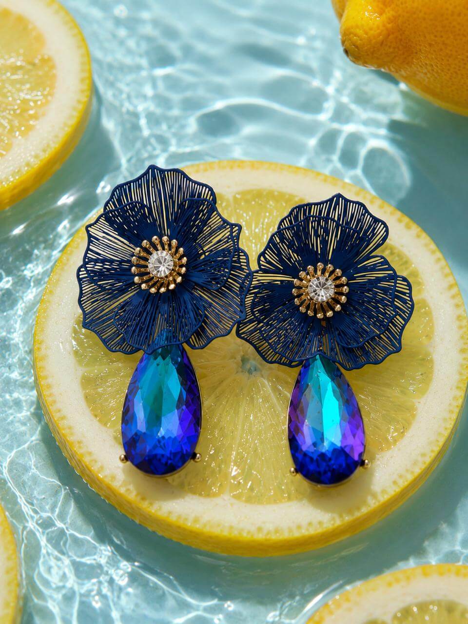 Aretes Blue Crush